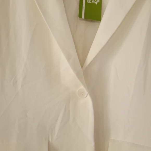 NWT SPRING SEASON PREMIUM White One Button Blazer - Picture 4 of 7